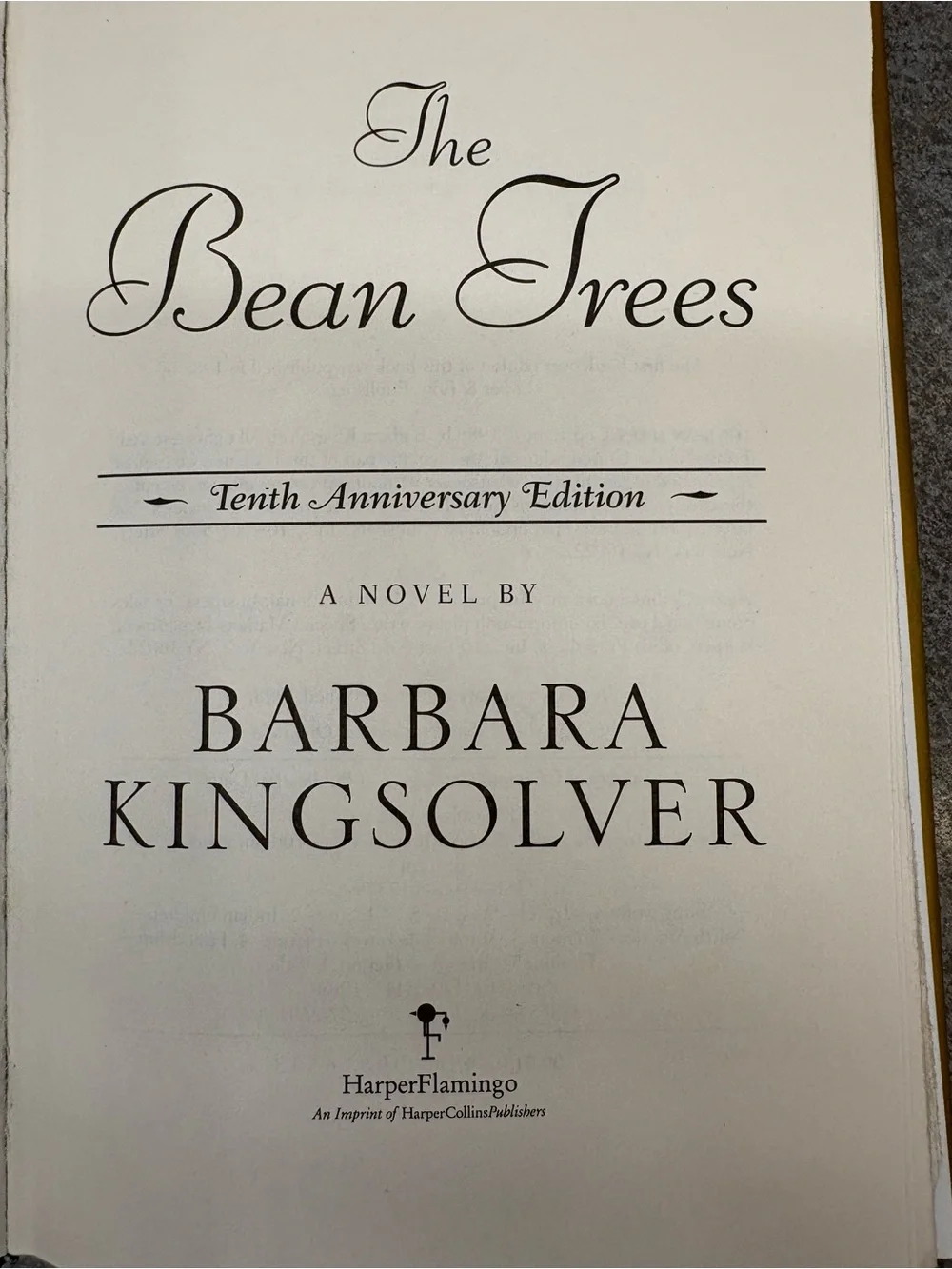 The Bean Trees By Barbara Kingslover Hardcover With Dust Jacket